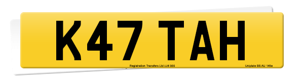 Registration number K47 TAH